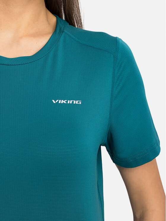 Viking Viking T-Shirt Tover Niebieski Regular Fit