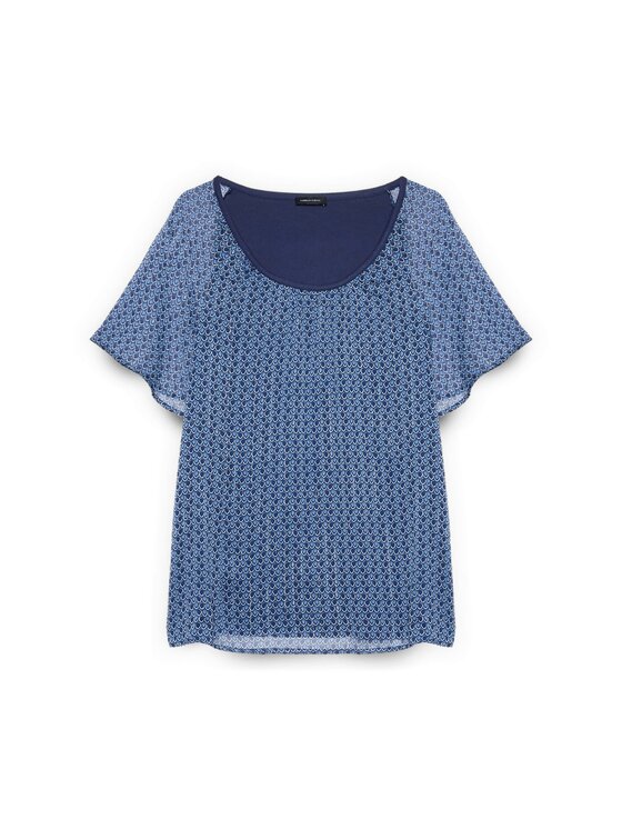 Fiorella Rubino Fiorella Rubino T-shirt G01IL008806N0Z4 Blu Regular Fit