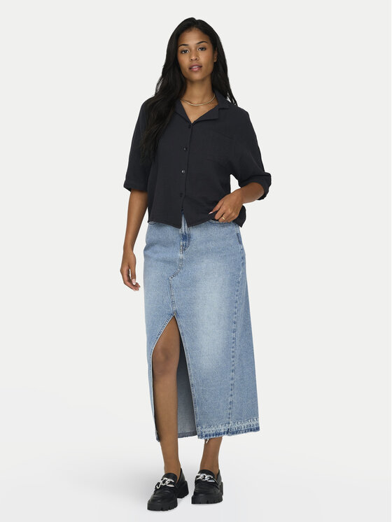 ONLY ONLY Krekls Thyra 15267839 Melns Regular Fit