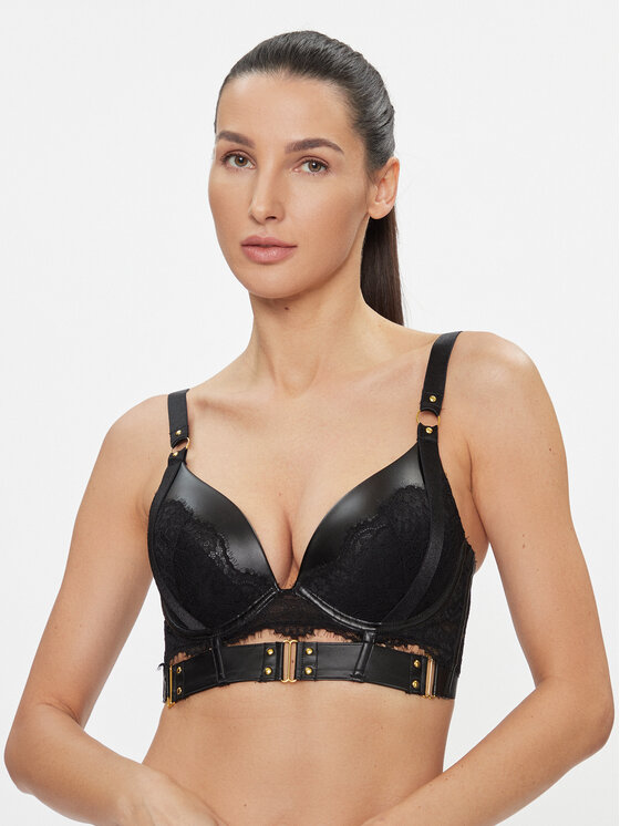 Hunkemöller Hunkemöller Σουτιέν με μπανέλα Occult 199850 Μαύρο