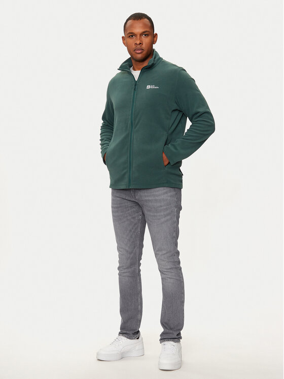Jack Wolfskin Jack Wolfskin Fleecejacke Taunus Fz 1711451 Grün Regular Fit