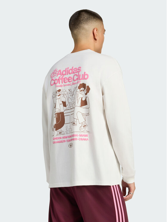 adidas adidas T-Shirt 172512 Biały Loose Fit
