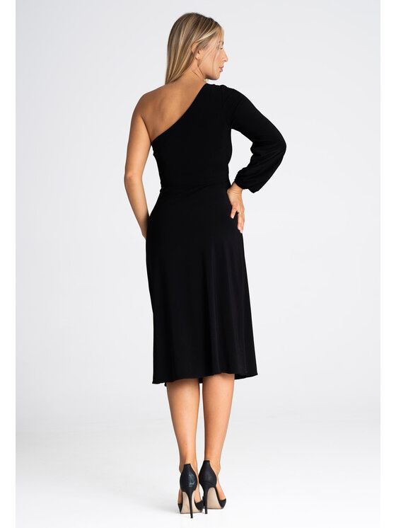 FIGL FIGL Sukienka M962 Czarny Regular Fit