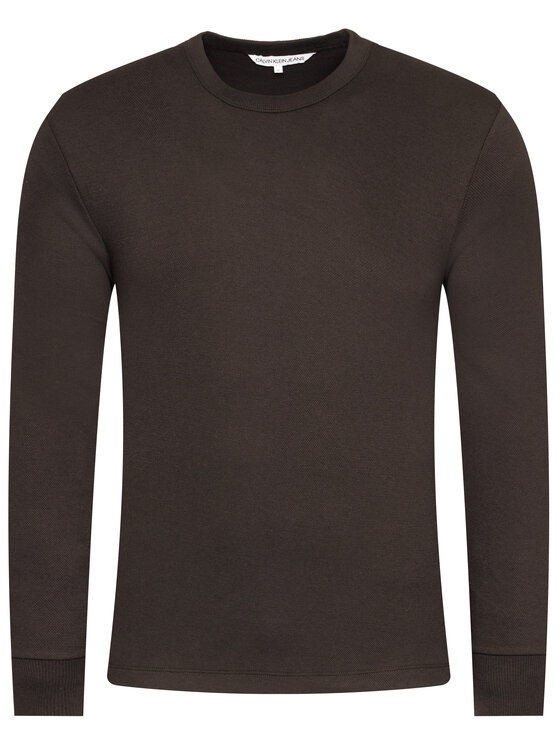 Calvin Klein Jeans Felpa J30J315607 Nero Regular Fit • Modivo.it