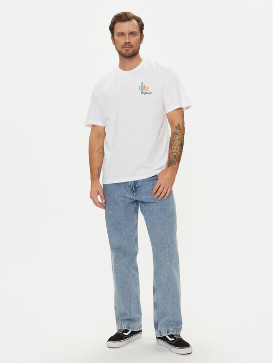 Jack & Jones Jack & Jones T-Shirt Bradley 12264414 Bílá Relaxed Fit