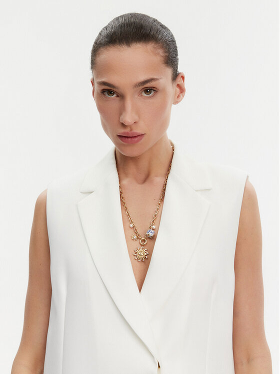 Guess Guess Ogrlica JUBN05 083JW Zlatna