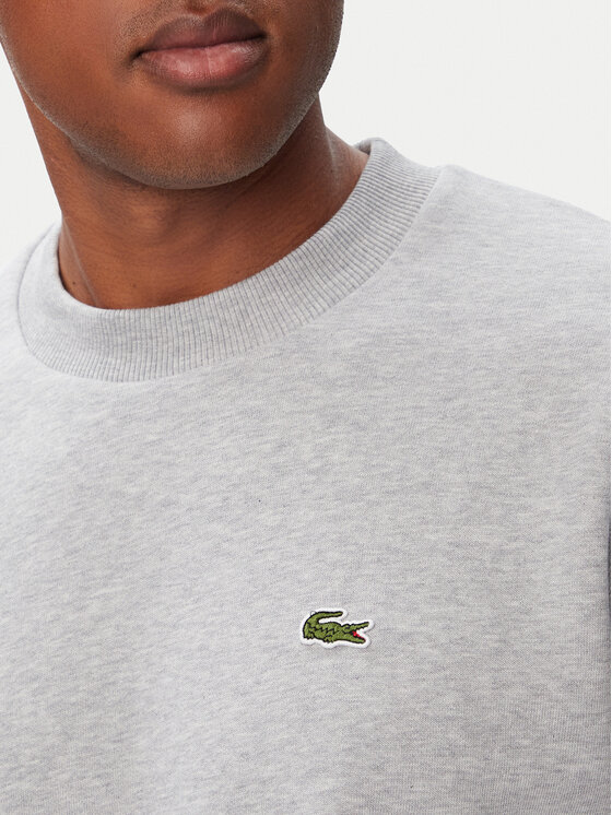 Lacoste Lacoste Pulóver SH8868 Világosszürke Regular Fit