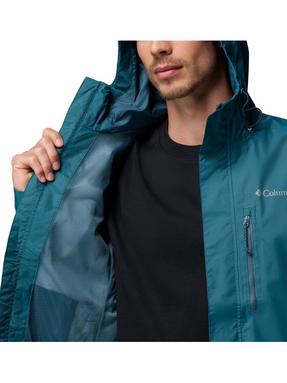 Columbia Columbia Kurtka przeciwdeszczowa Pouring Adventure III Jacket 2117171429 Niebieski Regular Fit