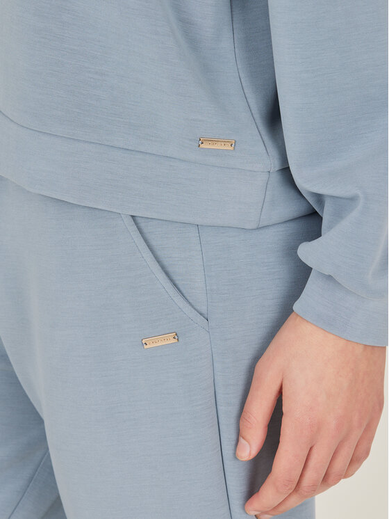 Athlecia Athlecia Світшот Jillnana W Balloon Sleeve Sweat EA223322 Голубий Regular Fit