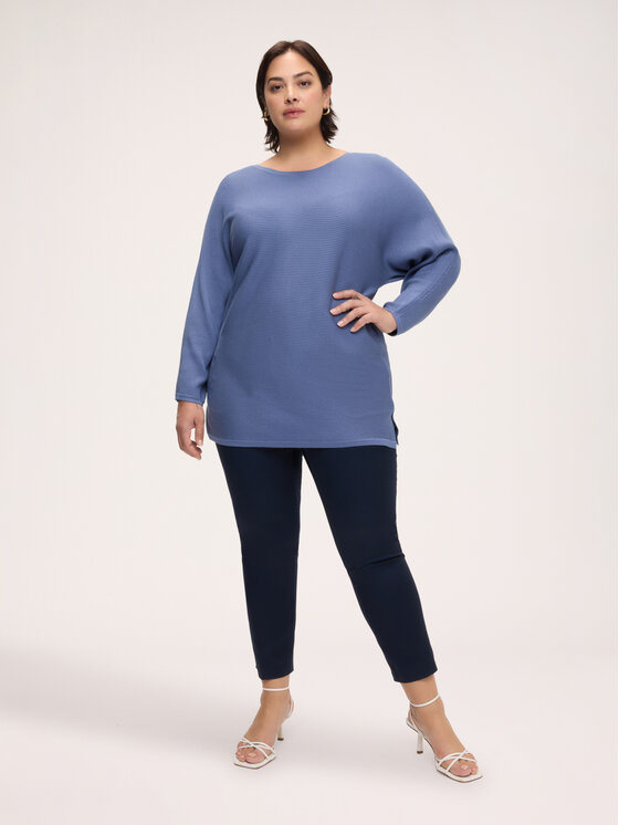 Fiorella Rubino Fiorella Rubino Sweter M216E002236N034 Niebieski Over Fit