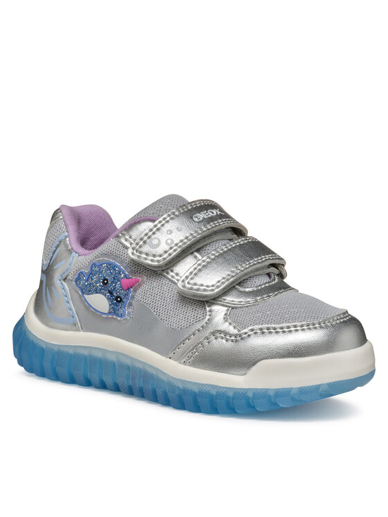 Geox Geox Sneakersy B Lightyloo B5561A 0AJAS C1294 Srebrny