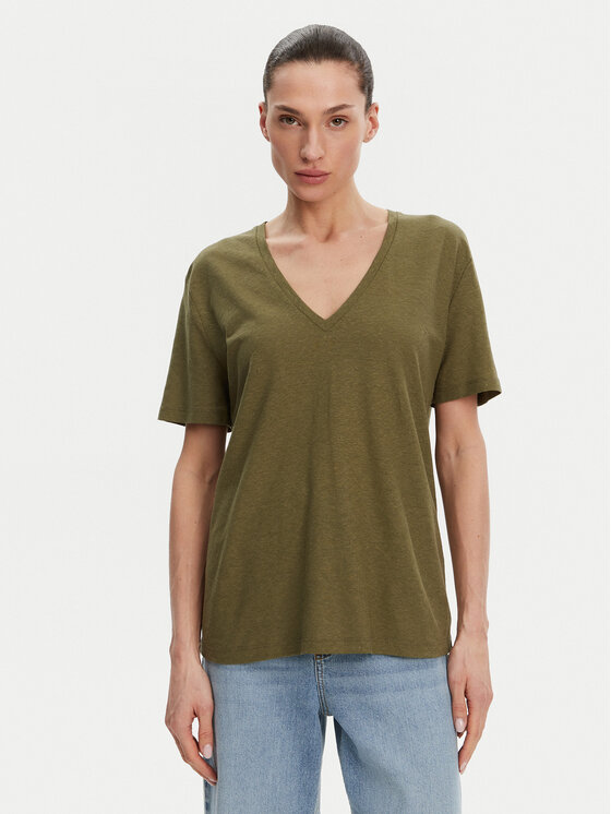Női Póló ACCESS FASHION, Méret: XS, Zöld, 53-2148-611