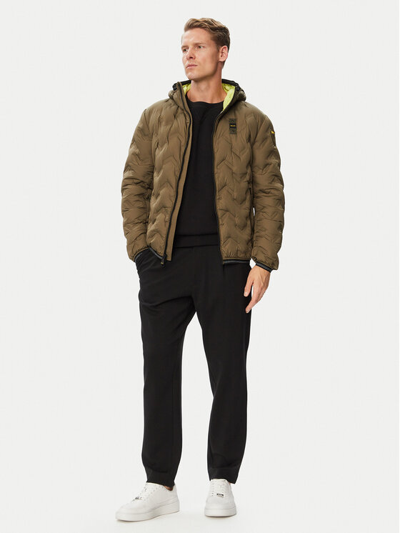Blauer Blauer Пухено яке Piery 26WBLUC03233 Тъмнозелен Regular Fit