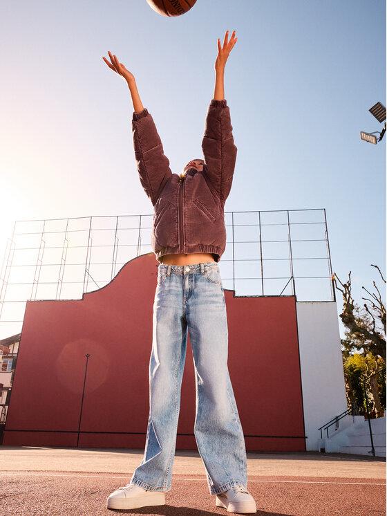 Roxy Roxy Τζιν Milla ERGDP03080 Μπλε Wide Leg