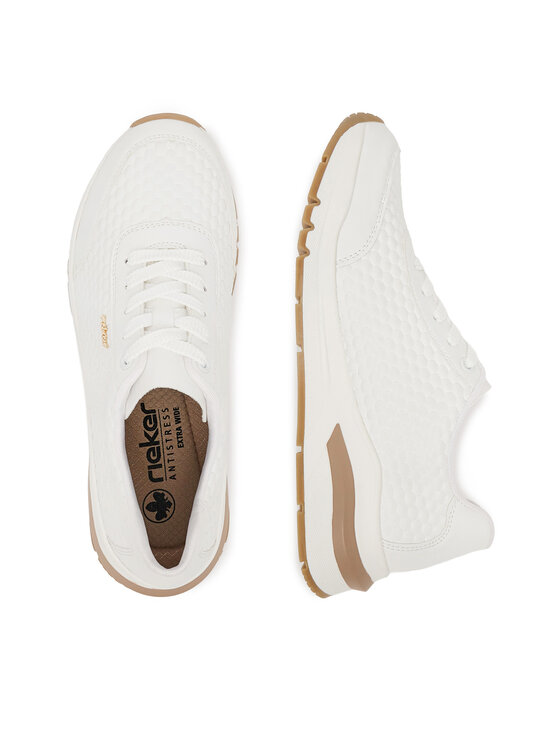 Rieker Rieker Sneakersy M6608-80 Bílá