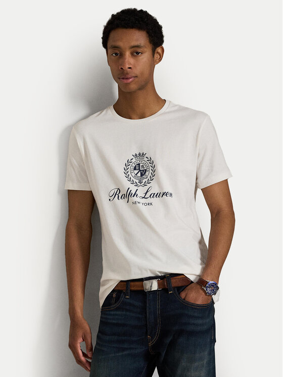 Polo Ralph Lauren Polo Ralph Lauren T-Shirt 710978032001 Bílá Regular Fit