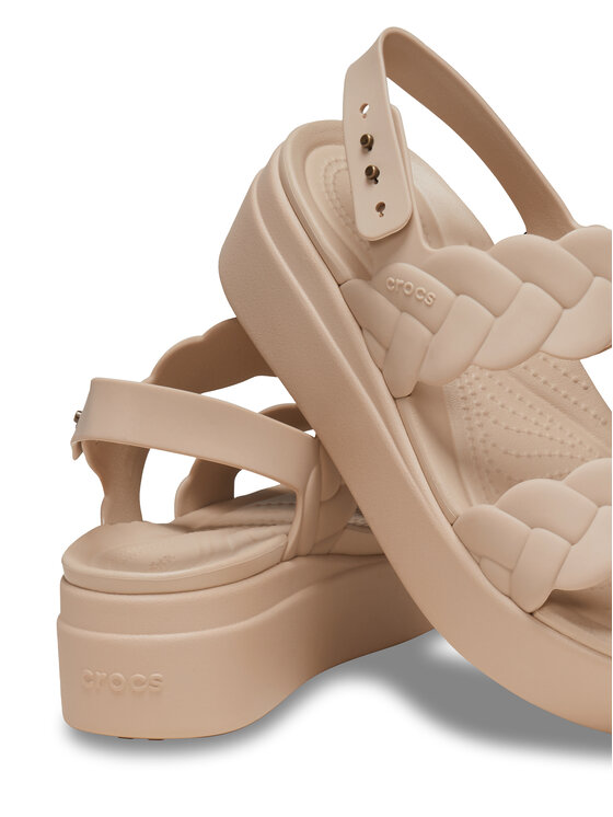 Crocs Crocs Basutės Brooklyn Woven Upper LW 209977 Smėlio