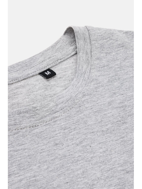 Lancerto Lancerto T-Shirt Linus TS073123000016 Szary Regular Fit