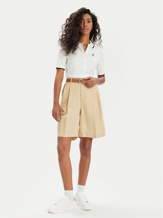 Tommy Hilfiger Tommy Hilfiger Bermudu šorti WW0WW41771 Bēšs Relaxed Fit