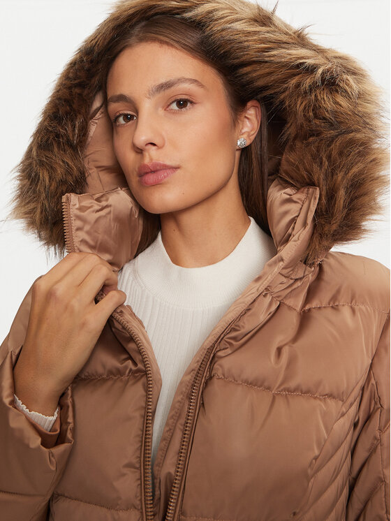 Guess Guess Daunenjacke New Olga W4BL40 WEX52 Beige Regular Fit
