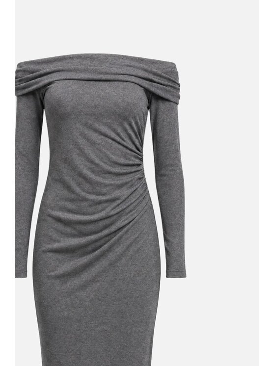 PINKO PINKO Sukienka codzienna Novaline Szary Fitted Fit