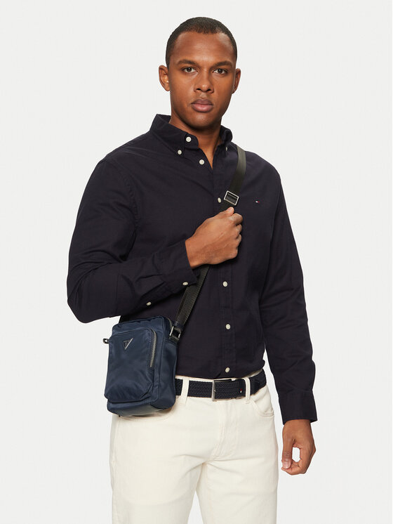 Guess Guess Torbica za okrog pasu HMECRN P3463 Mornarsko modra