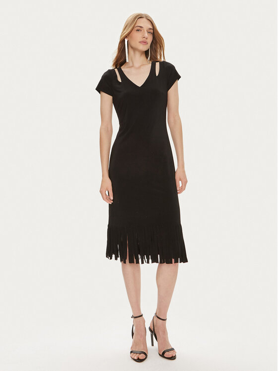 Joseph Ribkoff Joseph Ribkoff Vasarinė suknelė 241053 Juoda Slim Fit