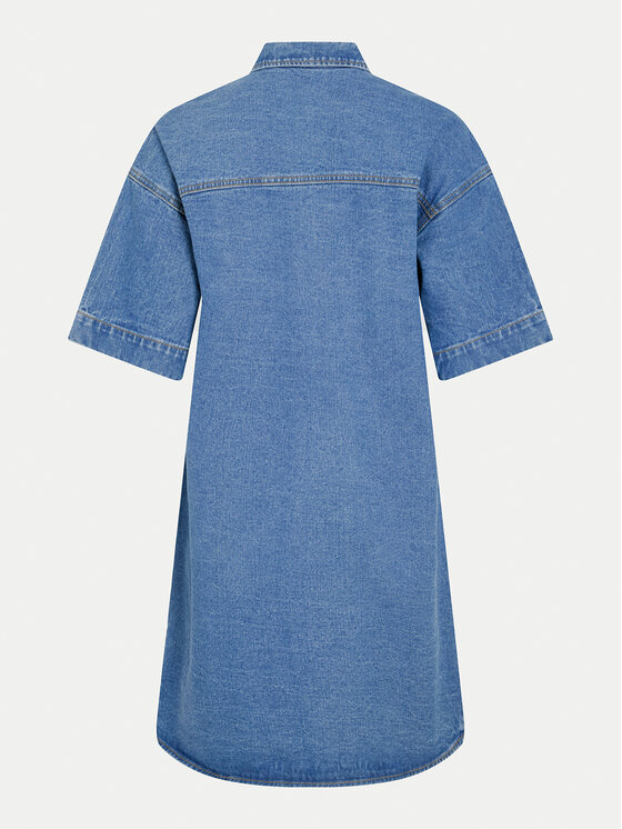Vila Vila Jeanskleid Maya 14105190 Blau Regular Fit