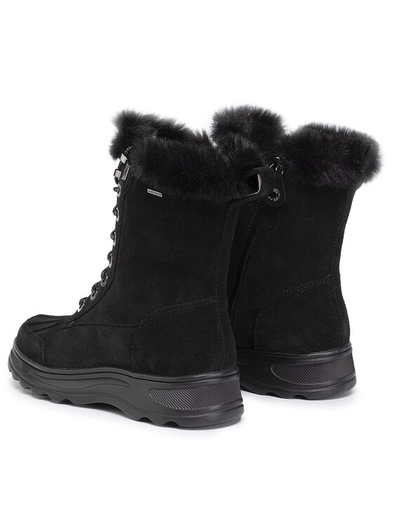Geox Geox Polokozačky D Hosmos B Abx B D94AUB 00022 C9999 Černá