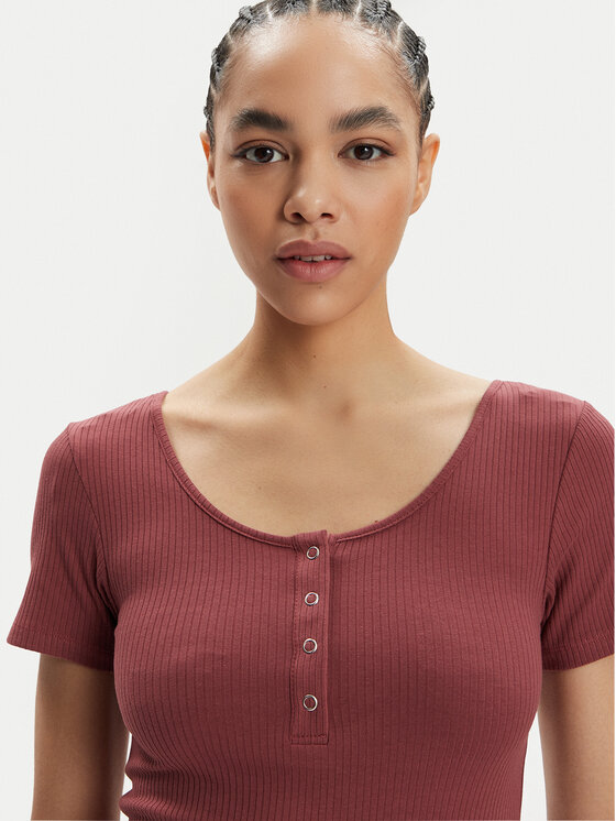 Pieces Pieces Igapäevane kleit Kitte 17146324 Punane Slim Fit