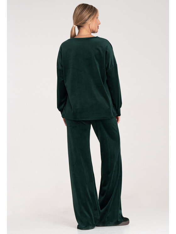 FIGL FIGL Tepláková súprava M1100 Zelená Regular Fit