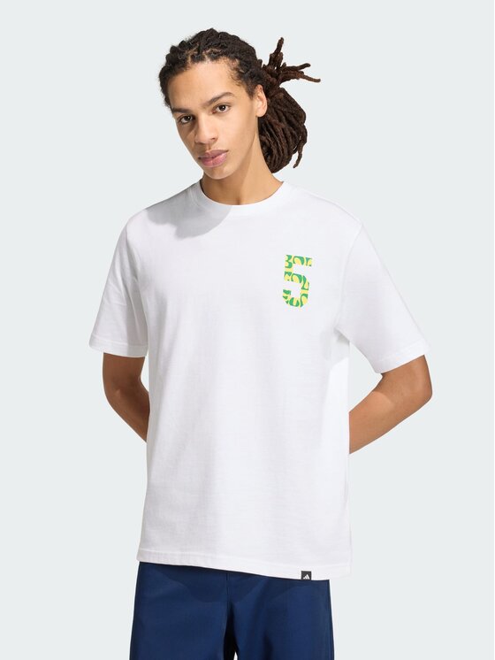 adidas adidas T-Shirt 165126 Biały Regular Fit
