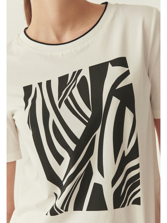 TATUUM Tatuum Blúzka TONO Biela Loose Fit