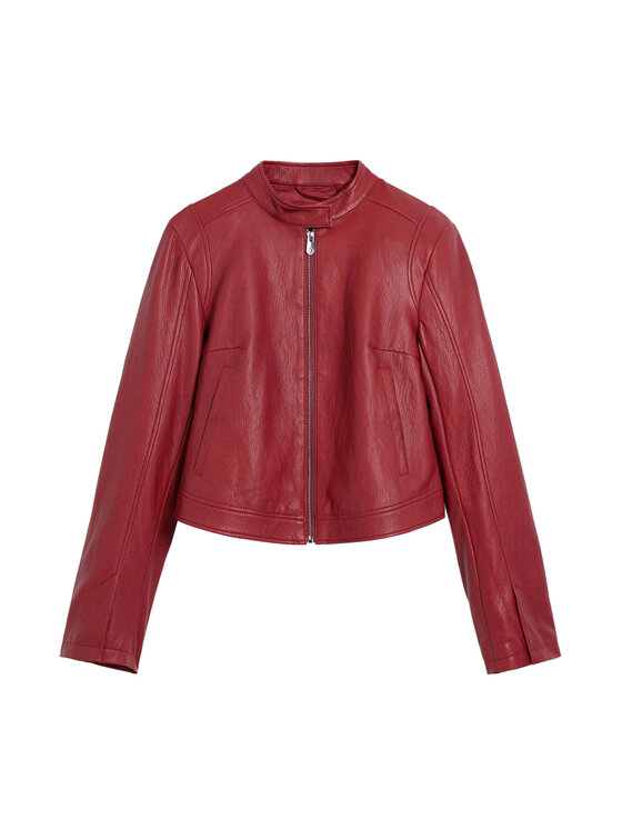 Desigual Desigual Jacke aus Kunstleder Ariel 26SWEW09 Rot Regular Fit