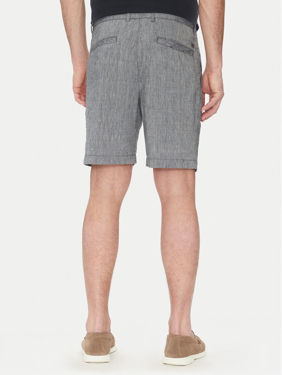 BOSS BOSS Pantalon scurți din material C-Kane-Rds-Shorts 50538016 Albastru Regular Fit