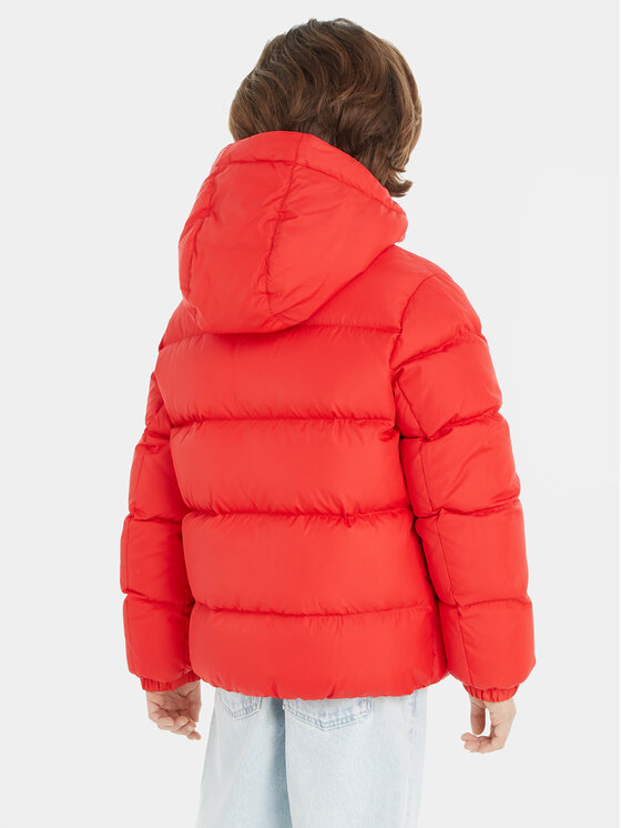 Tommy Hilfiger Tommy Hilfiger Зимно яке Essential KB0KB08341 S Оранжев Regular Fit
