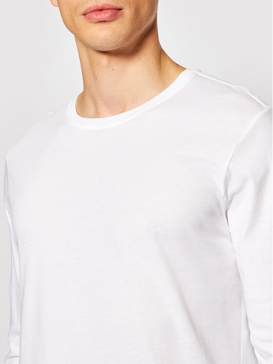United Colors Of Benetton United Colors Of Benetton Marškinėliai ilgomis rankovėmis 3U53J1F05 Balta Relaxed Fit