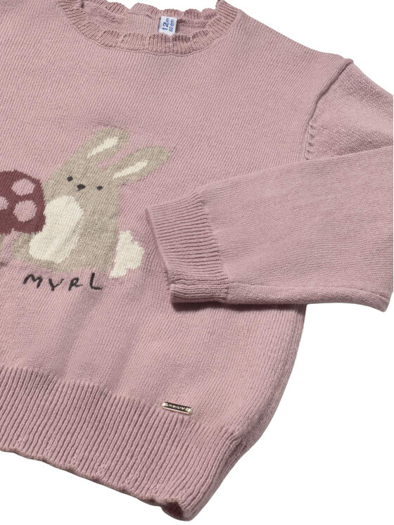 Mayoral Mayoral Pulover 2354 Roza Regular Fit