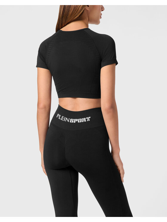 Plein Sport Plein Sport T-Shirt 22149 Czarny Regular Fit