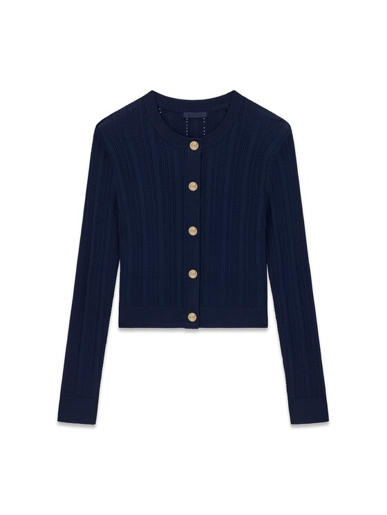 Guess Guess Kardigan 183559 Modrá Classic Fit