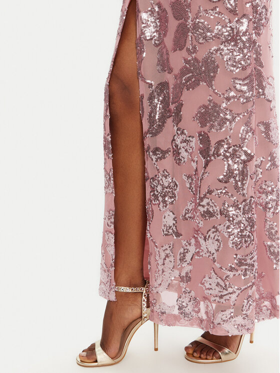 Rinascimento Rinascimento Večerné šaty CFC0123067003 Ružová Regular Fit