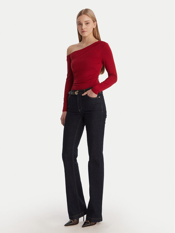 Guess Guess Majica W6RP02 KC1J2 Crvena Regular Fit