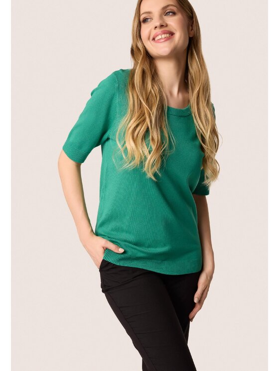 QUIOSQUE QUIOSQUE Svetr 6VF003 Zelená Regular Fit