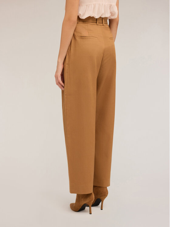 Motivi Motivi Pantaloni di tessuto P068Q004097N022 Marrone Regular Fit