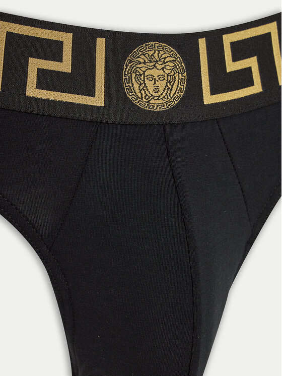 Versace Stringi AU100022 1A10011 Czarny | Modivo.pl