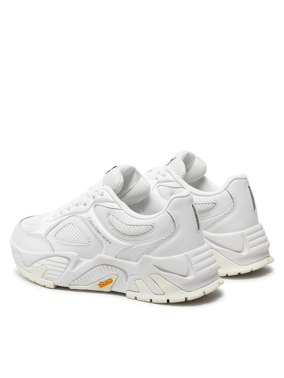 Calvin Klein Jeans Calvin Klein Jeans Sneakers Chunky Runner Vibram Mix In Met YW0YW01427 Bianco
