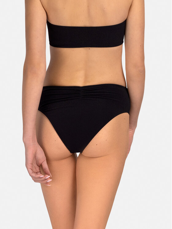 Miss Lou Miss Lou Bikini pezzo sotto D-BE2-CZ Nero