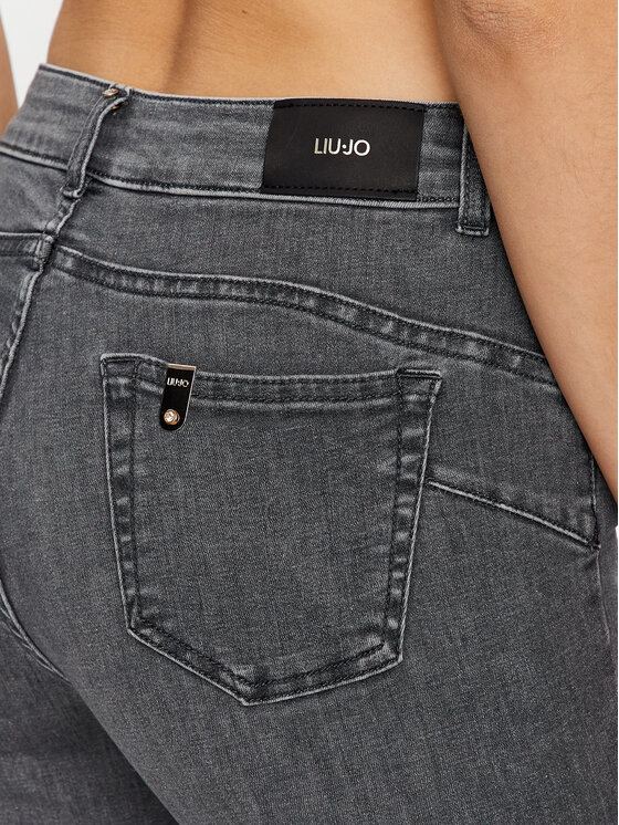 Liu Jo Liu Jo Jeans hlače UF3035 D4614 Siva Slim Fit