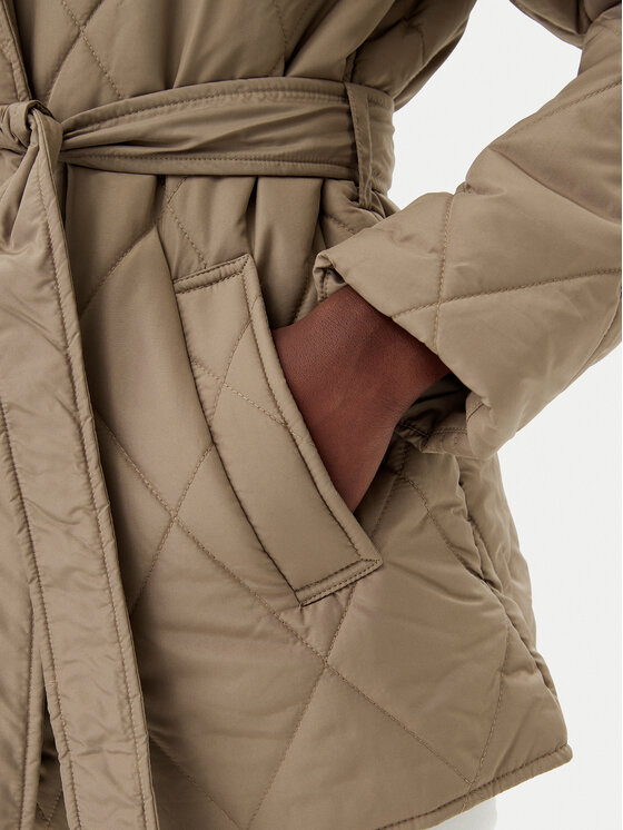 Vila Vila Μπουφάν πουπουλένιο Dita 14087604 Καφέ Regular Fit
