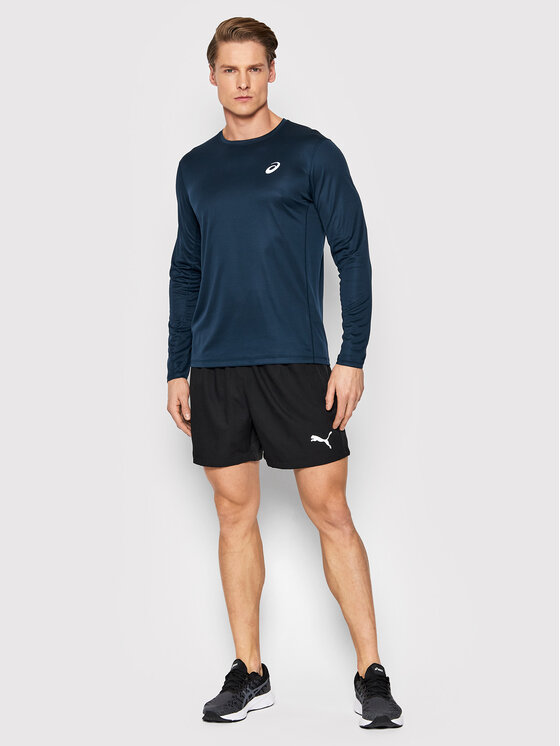 Asics Asics Pikkade varrukatega T-särk Core Ls 2011C340 Tumesinine Regular Fit